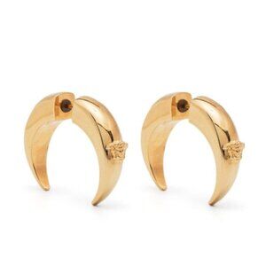 Versace Galaxy Moon Hoops Earrings